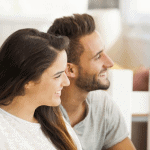 couple gazing at their vision for the future