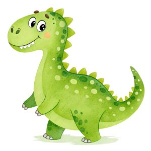 Lighthearted cartoon evoking stiff arms like a Tyrannosaurus Rex, matching the personal story of a Sagittarius Svamsa fall.