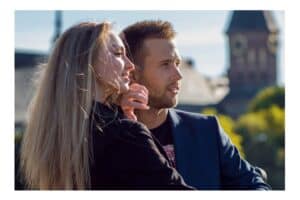 Vedic astrology course on the Atmakaraka and Darakaraka showing a zodiac wheel and celestial symbolism.