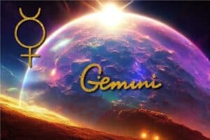 Gemini zodiac symbolism representing learning, adaptability, and mental growth in astrology 2026